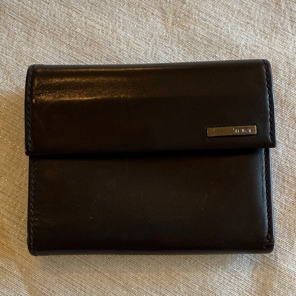 Tumi Black Leather Wallet